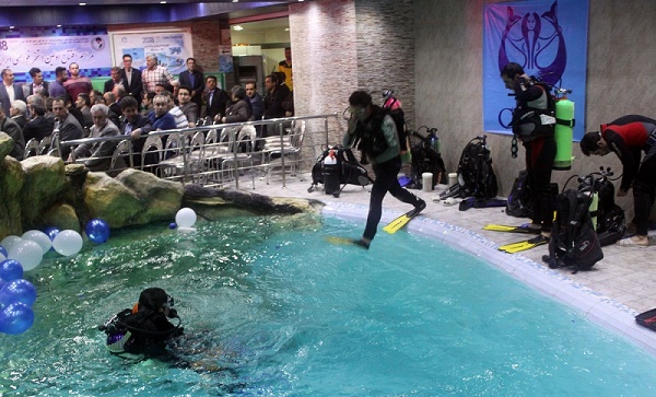 نخستین استخر غواصی کشور در تبریز افتتاح شد + عکس