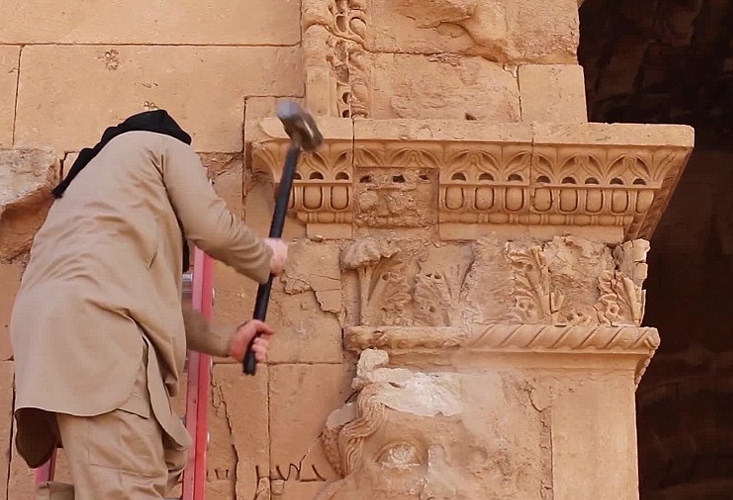 داعش قصر پادشاه آشور را در موصل تخریب کرد