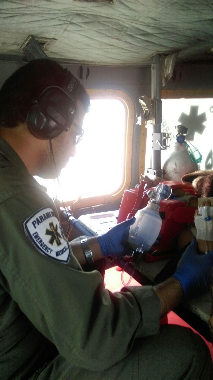 نجات جان دختربچه 30 ماهه با اورژانس هوائی + تصاویر