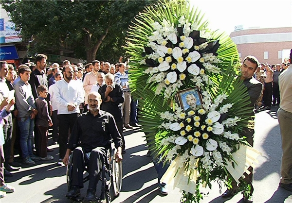 پیکر جانباز شیمیایی در مراغه تشییع شد + تصاویر
