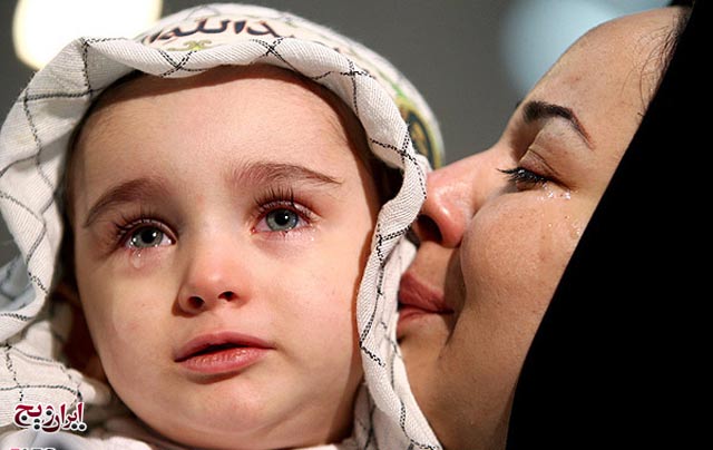 مادران آذربایجان به یاد علی اصغر اشک ماتم ریختند