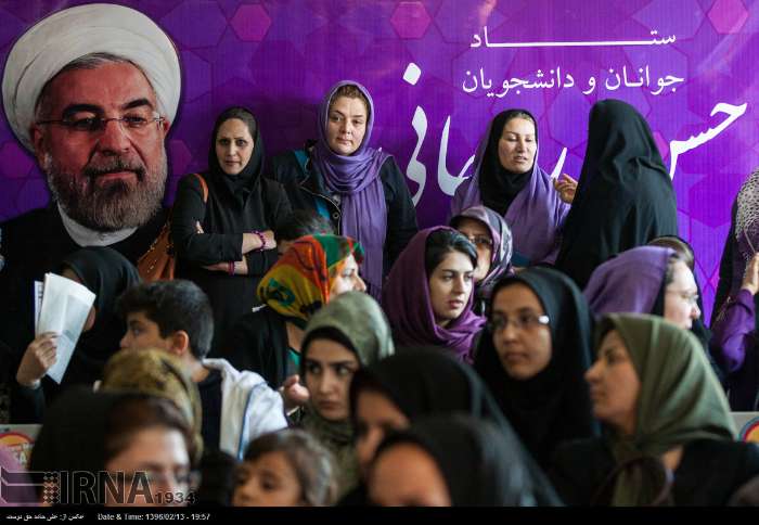 ستاد انتخاباتی بانوان روحانی در تبریز فعال شد + تصاویر