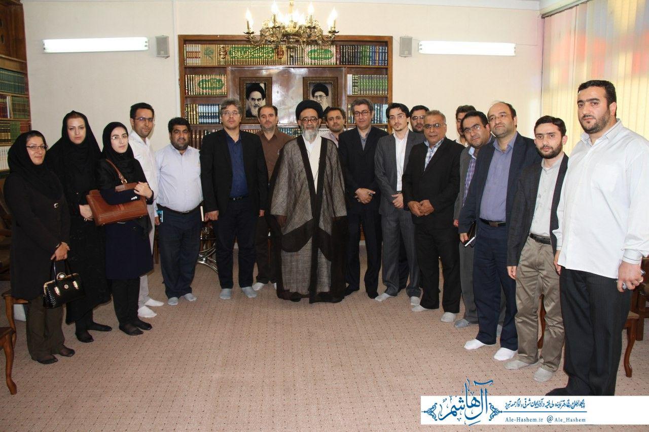 دیدار هیأت مدیره خانه مطبوعات آذربایجان‌شرقی با امام جمعه تبریز