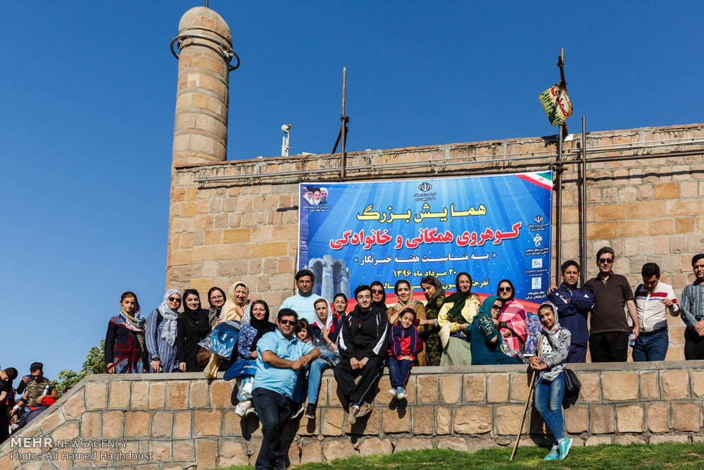 خبرنگاران به ارتفاعات عون‌بن علی تبریز صعود کردند