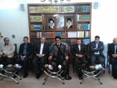 دیدار رییس دفتر رییس جمهور با امام جمعه تبریز