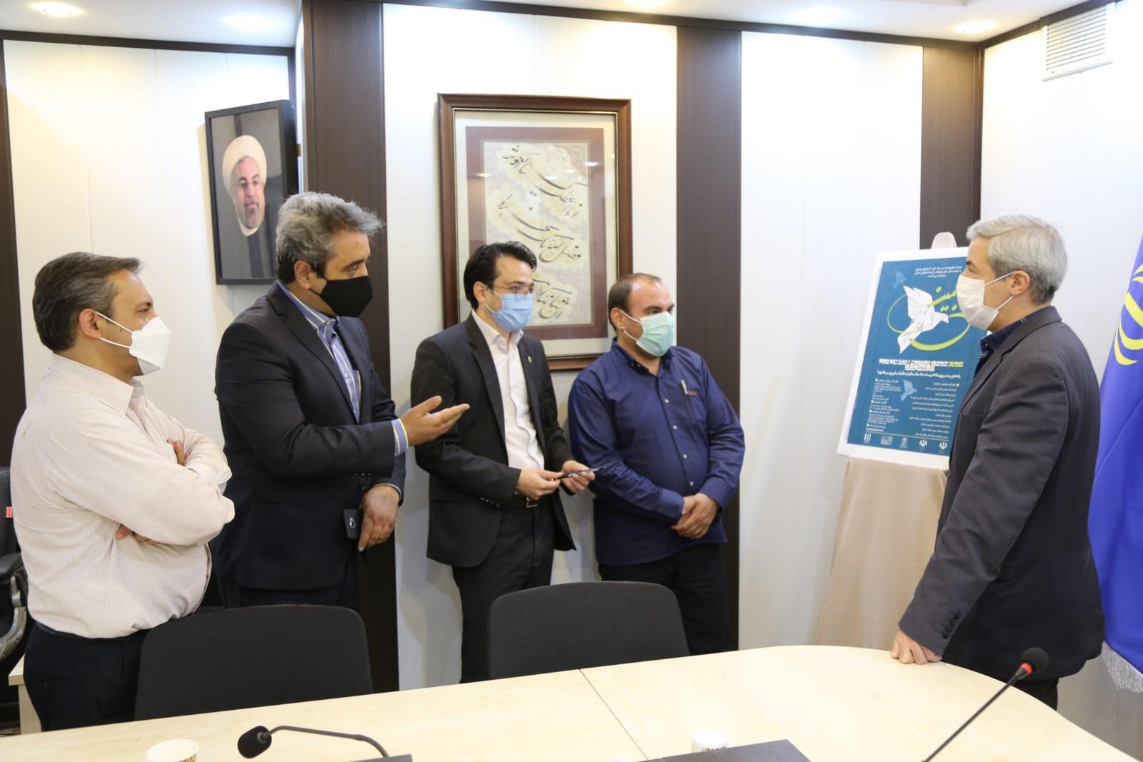 پوستر پنجمین جشنواره مطبوعات آذربایجان‌شرقی رونمایی شد