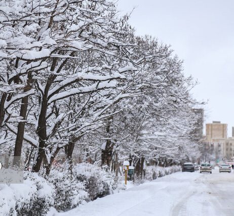 بارش برف و باران در بیشتر استان‌ها