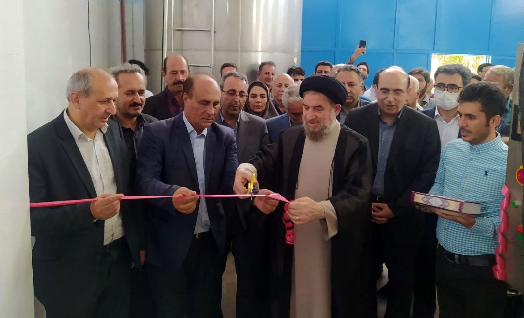 افتتاح کارخانه آب معدنی و دوغ پاستوریزه اسپیران