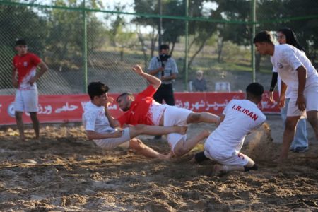 مسابقات کبدی ساحلی شمال‌غرب کشور در تبریز