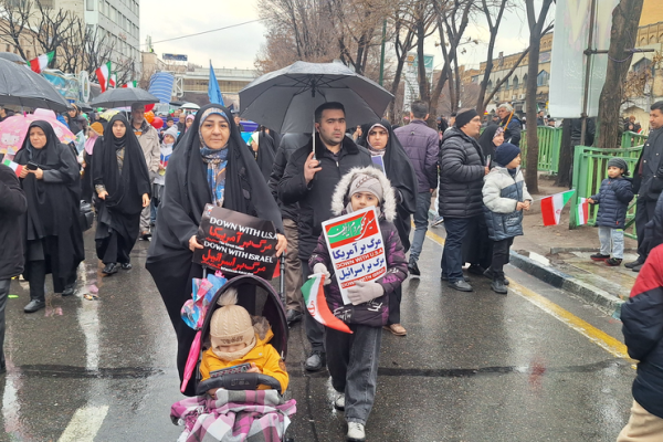 باران هم به سیل جمعیت تبریز پیوست